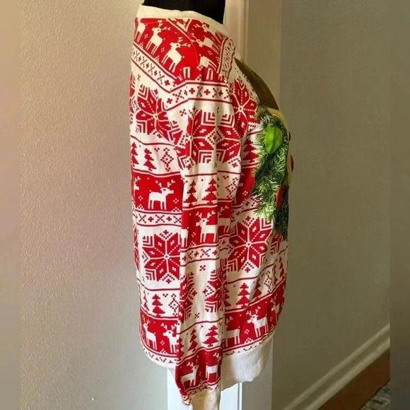 Rudolph the Red Nosed Reindeer “Ugly” Sweater Contest Entrant - Picture 2 of 9